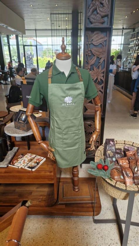 starbucks green apron|Color .